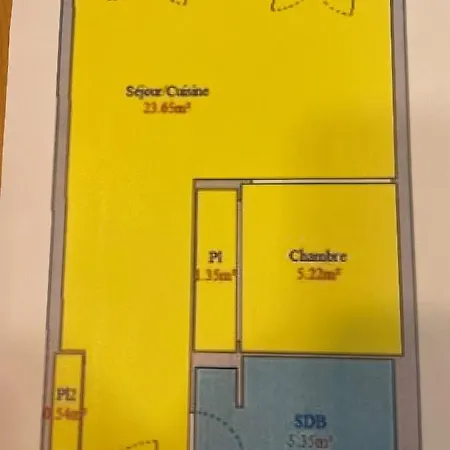 Agreable T2 Avec Baignoire Appartement La Ciotat Buitenkant foto